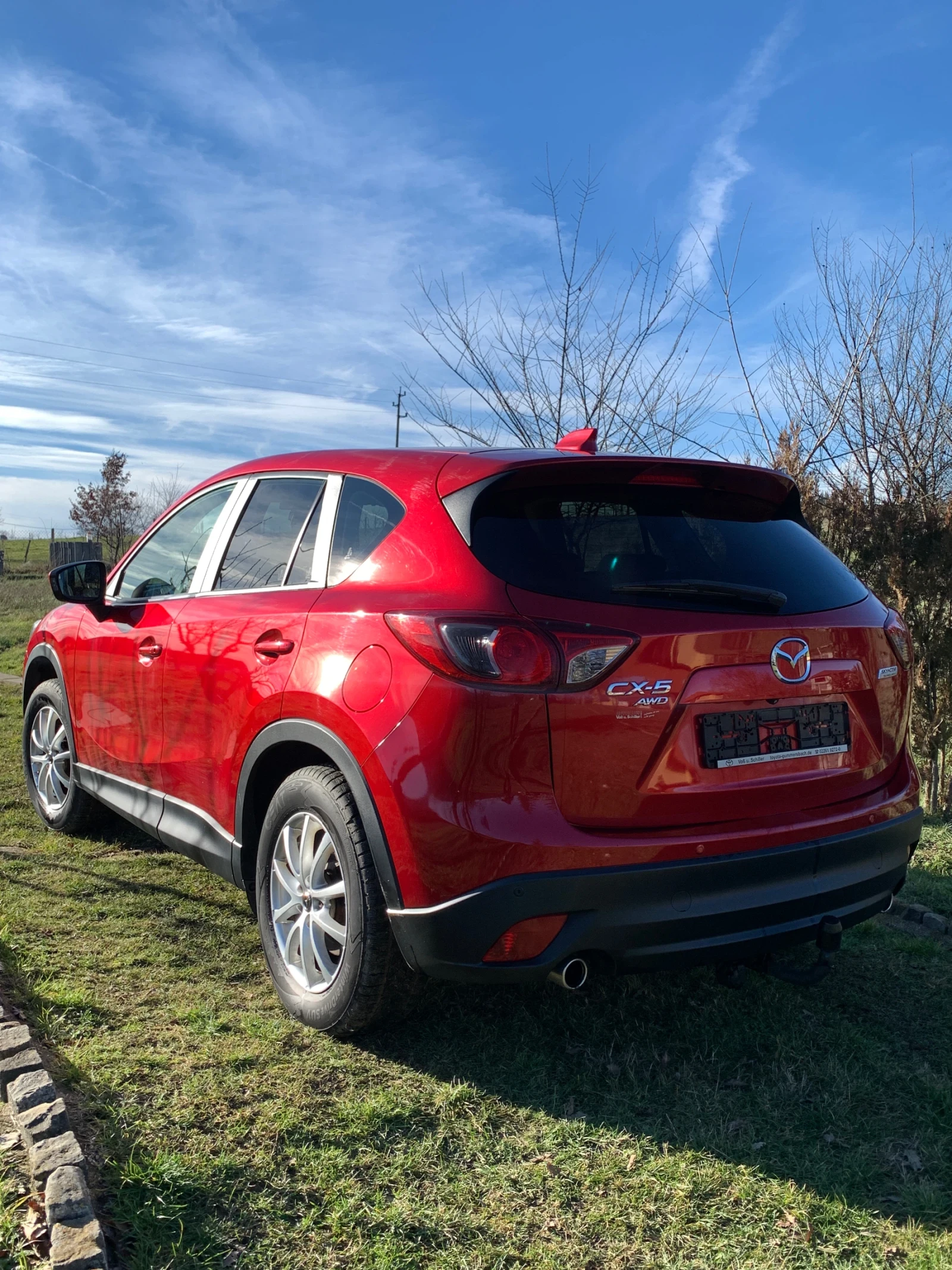 Mazda CX-5 2.2D* Sports-Line* 4WD* КОЖА* ГЕРМАНИЯ* РЕАЛНИ КМ. - изображение 5