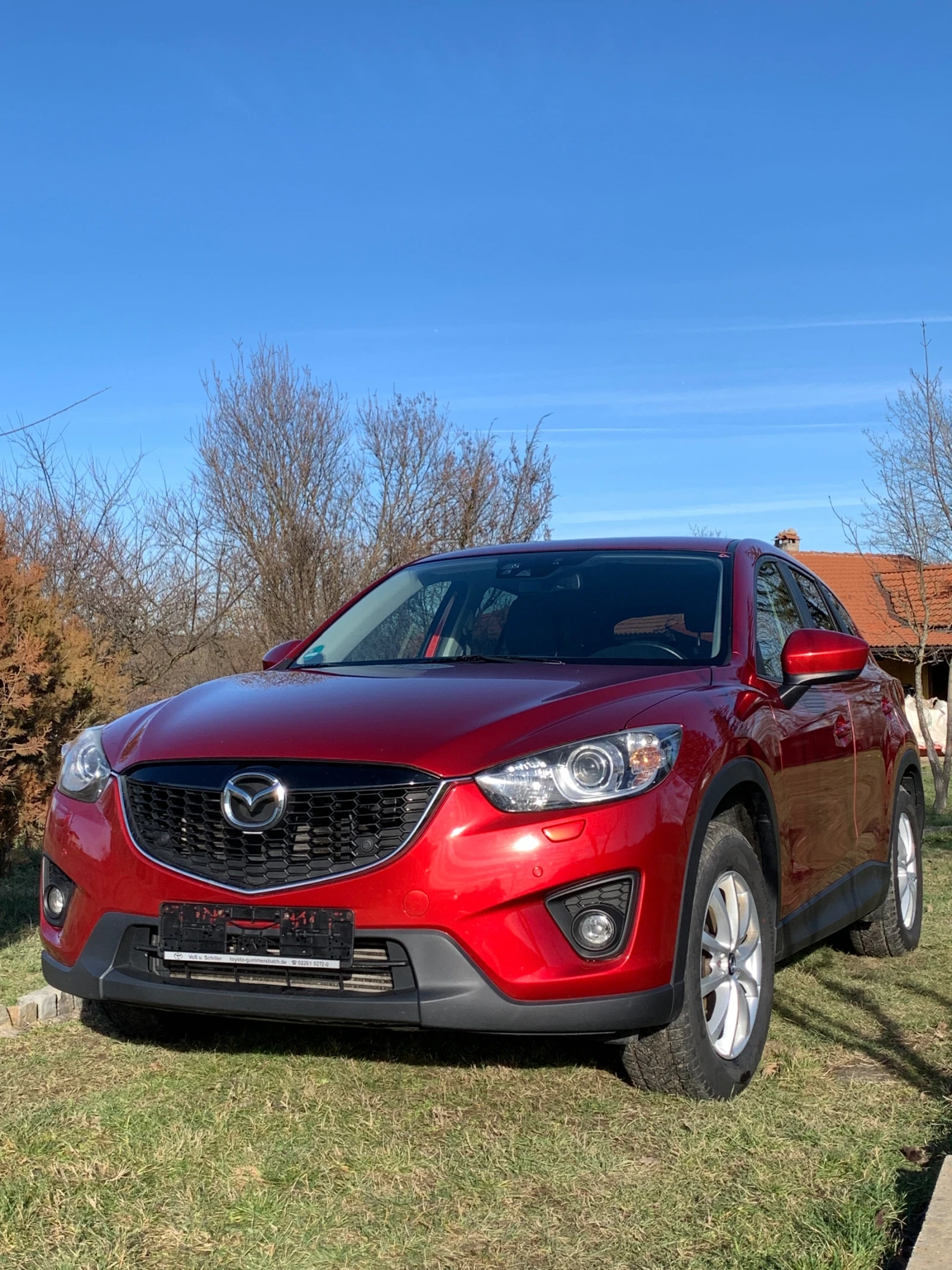 Mazda CX-5 2.2D* Sports-Line* 4WD* КОЖА* ГЕРМАНИЯ* РЕАЛНИ КМ. - изображение 3