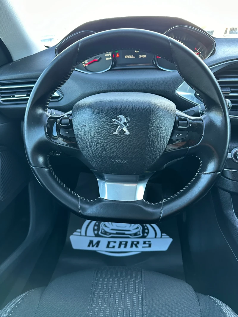 Peugeot 308 1.6HDI 120ks  AUTOMATIC: KAMERA:PANORAMA , снимка 16 - Автомобили и джипове - 47441881