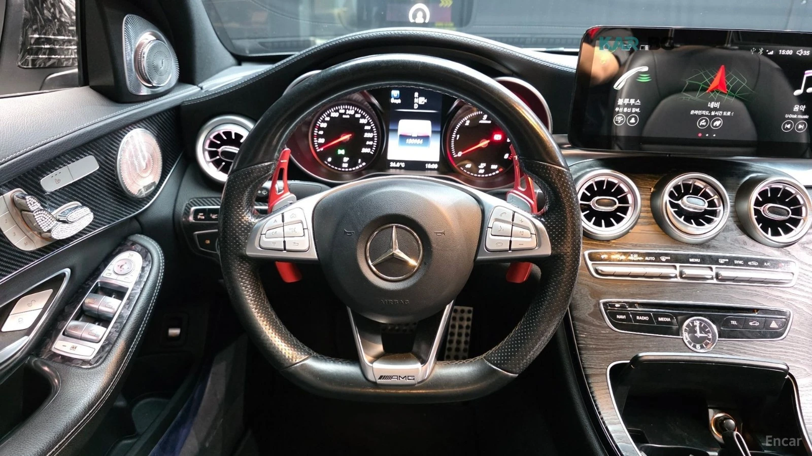 Mercedes-Benz C 250 * AMG* CARBON* Head up* KEYLESS* ПОДГРЕВ* , снимка 13 - Автомобили и джипове - 55062180