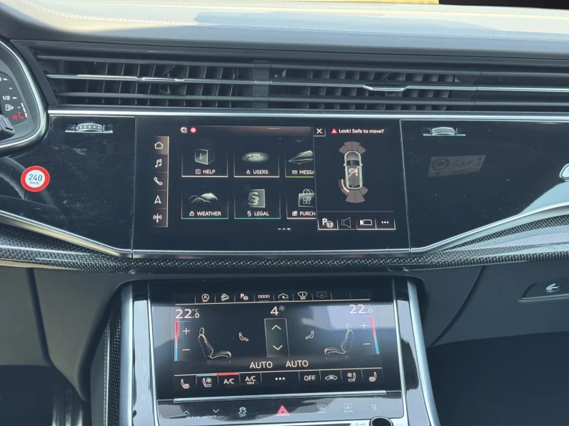 Audi SQ8 TFSI* 22* BLACK PACK * CARBON* HEAD UP* B&O* , снимка 10 - Автомобили и джипове - 50950554