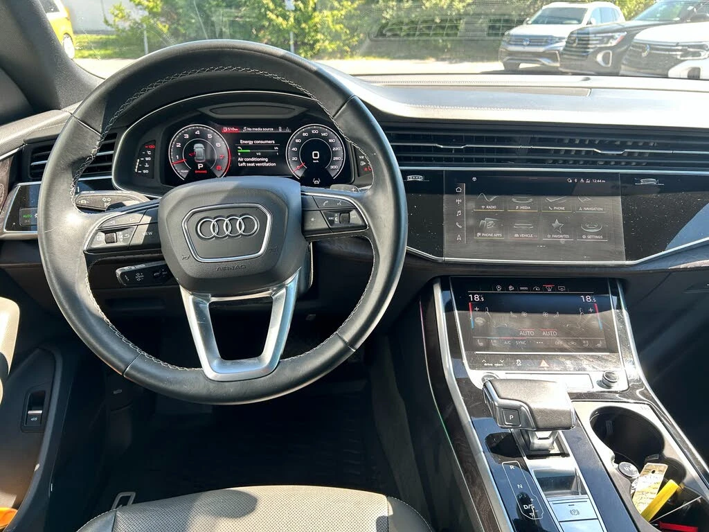 Audi Q8 B&O* HEAD-UP* ОБДУХВАНЕ* LANE ASSIST* ПАНО* 360 - изображение 9