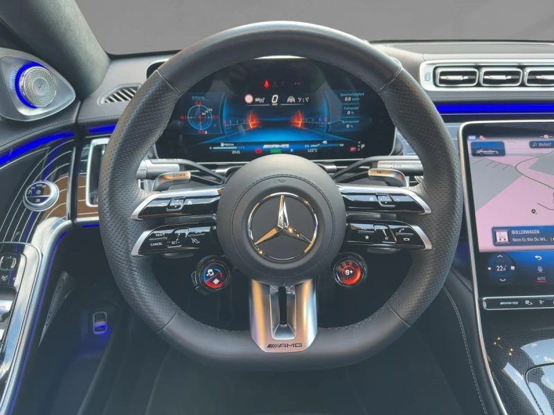Mercedes-Benz S 63 AMG E-PERFORMANCE/CERAMIC/DESIGNO/BURM 4D/TV/PANO/360/, снимка 9 - Автомобили и джипове - 51876227