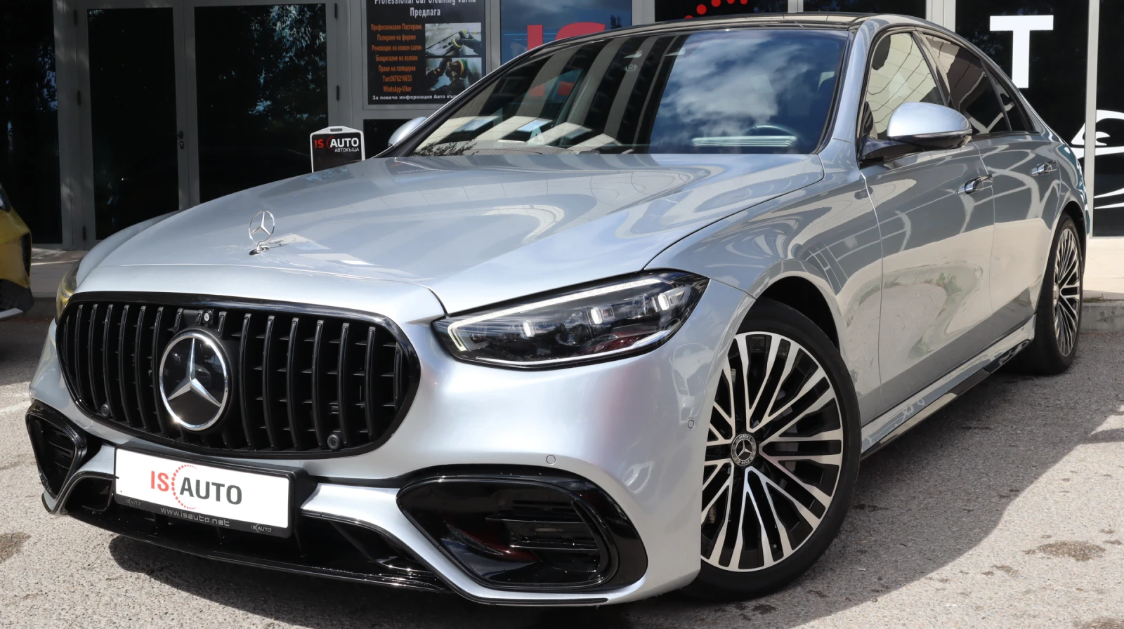 Mercedes-Benz S 400 Long/AMG/3D/Burmester/Камера360/Панорама/4Matic, снимка 1