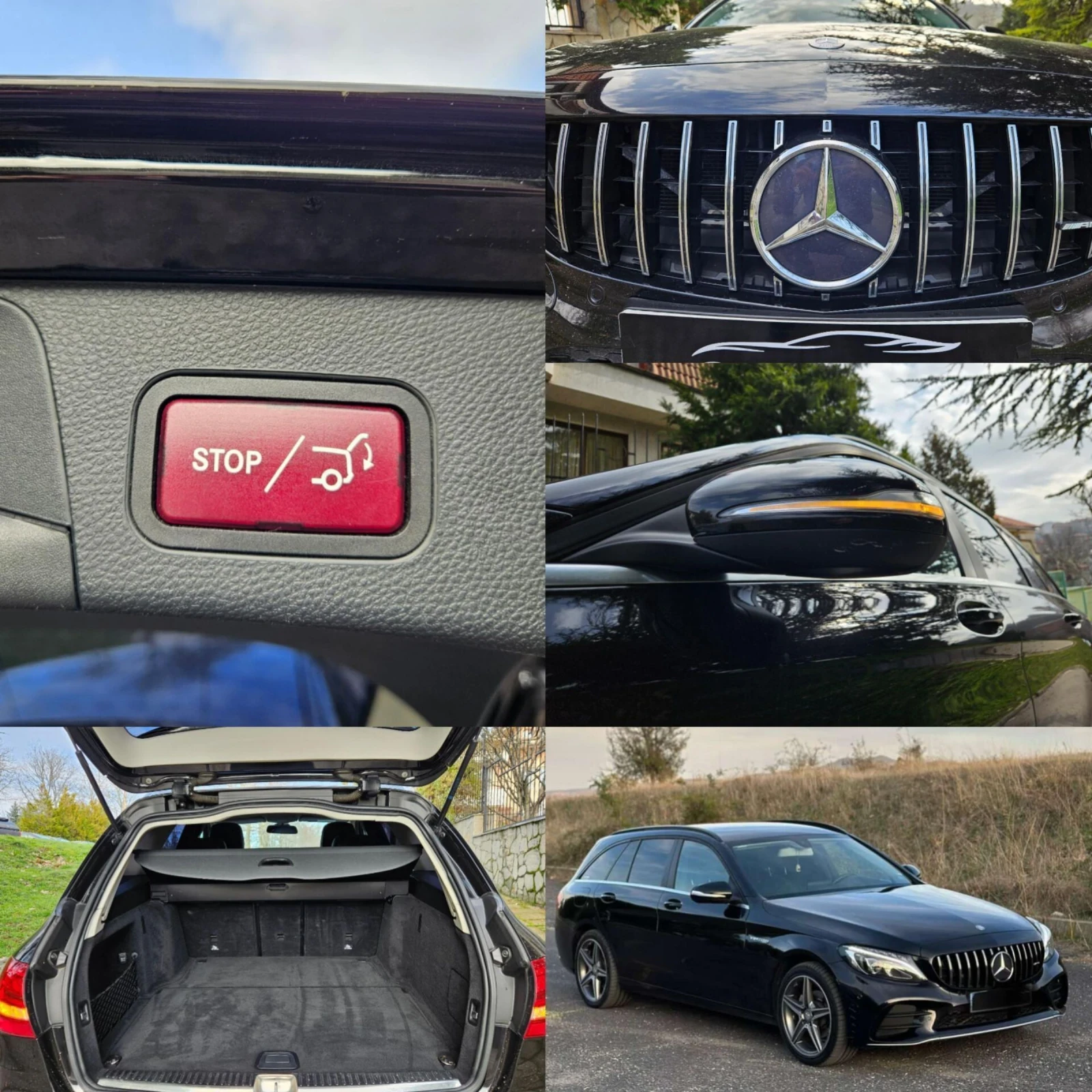 Mercedes-Benz C 180 AMG LINE /7G-TRONIC PLUS/DISTRONIC/CARBON/F1 | Mobile.bg � ����������� 17