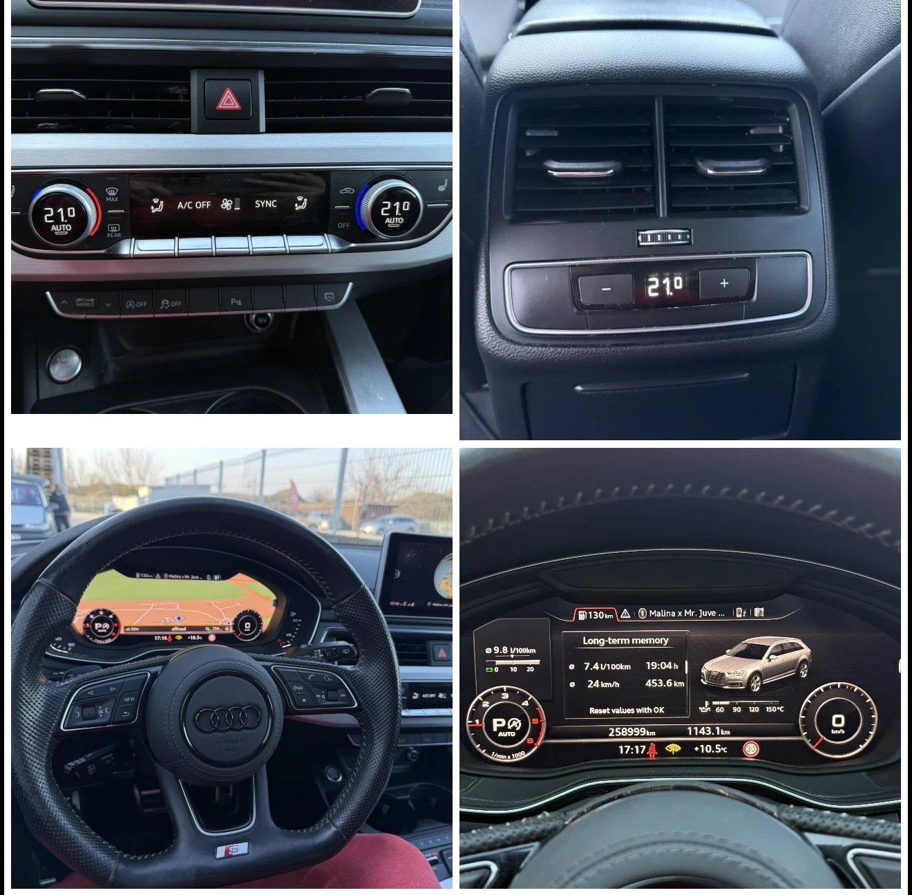 Audi A4 DIGITAL/3xSLINE/2.0TDI 190, снимка 16 - Автомобили и джипове - 53951595