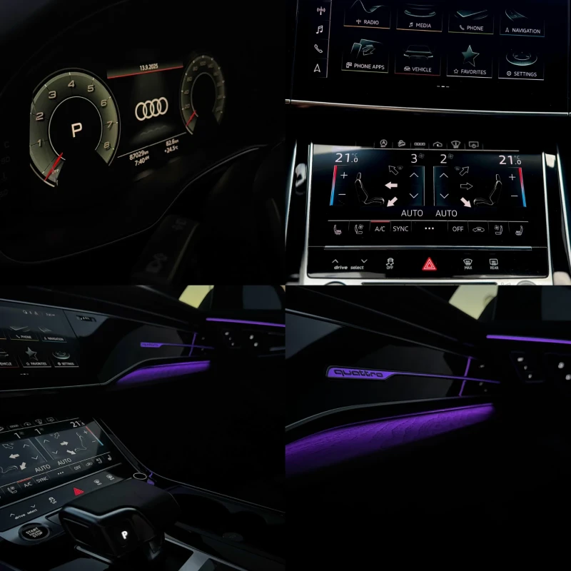 Audi Q7 | S line| ЛИЗИНГ Full Extras, Black Optic package, снимка 7 - Автомобили и джипове - 52568115