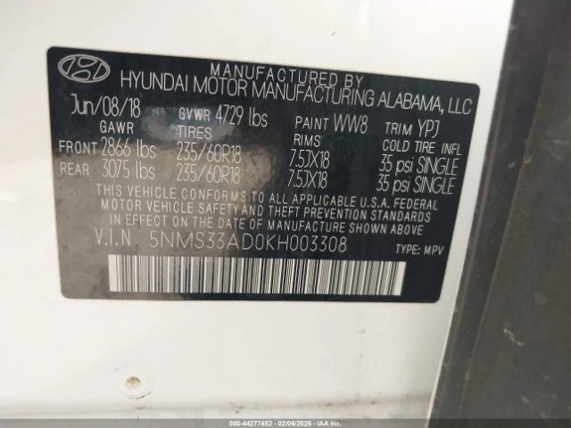 Hyundai Santa fe ПОДГРЕВ* КАМЕРА* КЕЙЛЕС* LANE* ASSIST, снимка 9 - Автомобили и джипове - 53773935