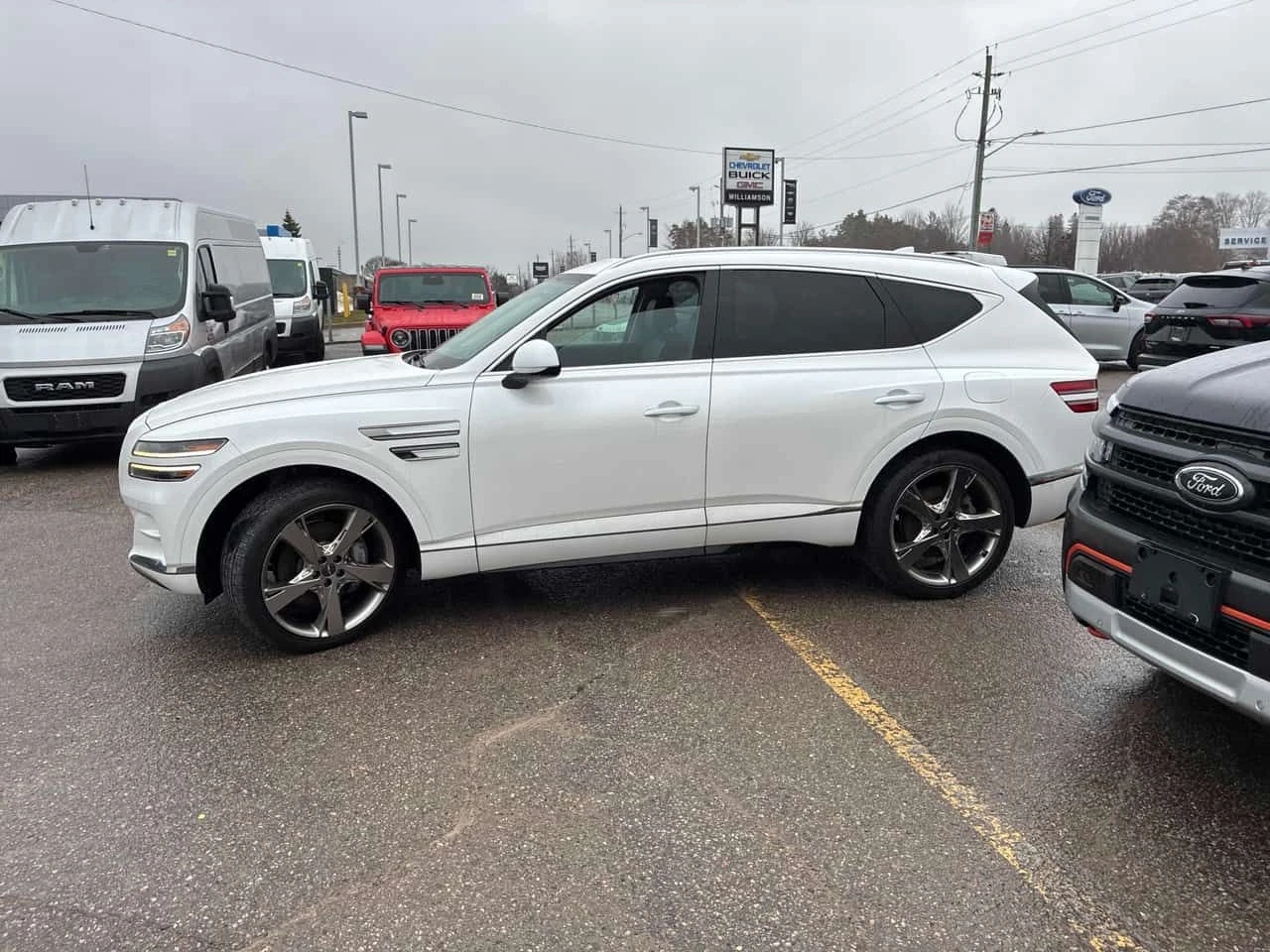 Genesis GV80 * 3.5T Advanced * CARFAX * Обдухване * Дистроник *, снимка 2 - Автомобили и джипове - 53885877