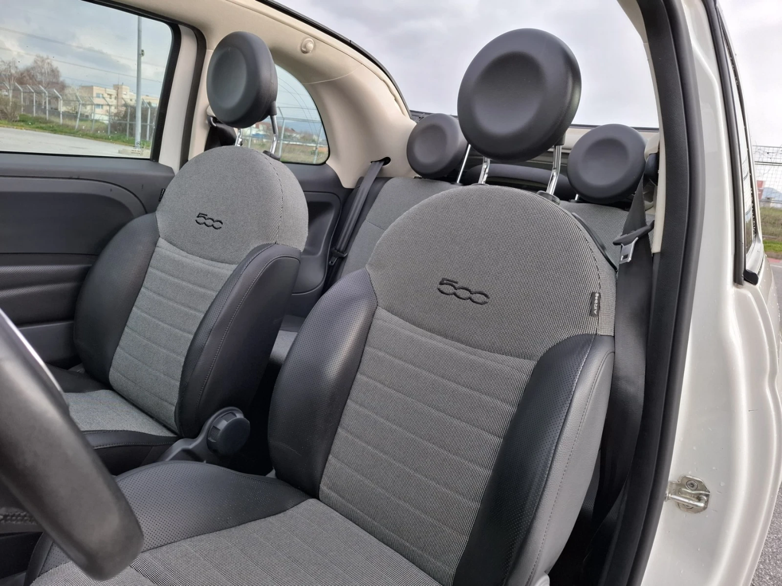 Fiat 500 1.2 Lounge* КАБРИО* EURO6, снимка 4 - Автомобили и джипове - 53883555