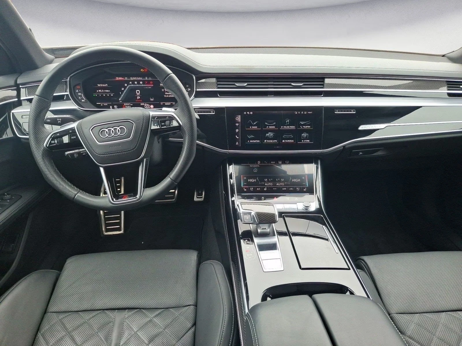 Audi S8 TFSI/571HP/PANO/MATRIX/360/962z, снимка 9 - Автомобили и джипове - 56482541