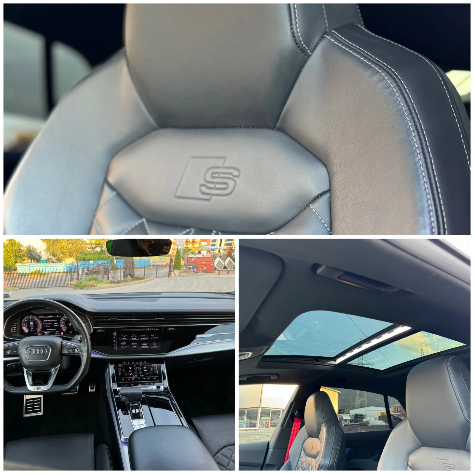 Audi Q8 5.0TDI SQ8 OPTIC S-line x 3 Вакум;360 камера;пано | Mobile.bg — изображение 16
