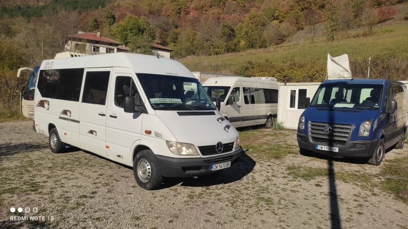 Mercedes-Benz Sprinter 616 26M, КЛИМА, 2 ПЕЧКИ, ТЕЛМА, TV, снимка 17 - Бусове и автобуси - 47870343