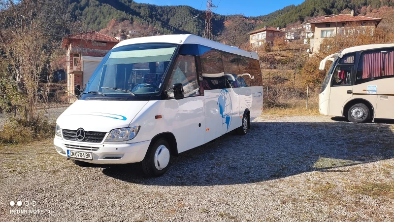 Mercedes-Benz Sprinter 616 26M, КЛИМА, 2 ПЕЧКИ, ТЕЛМА, TV, снимка 2 - Бусове и автобуси - 47870343