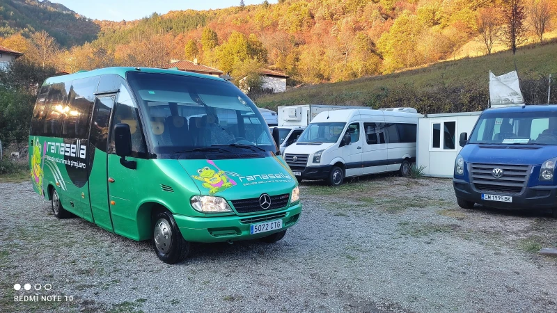 Mercedes-Benz Sprinter 616 26M, КЛИМА, 2 ПЕЧКИ, ТЕЛМА, TV, снимка 11 - Бусове и автобуси - 47870343