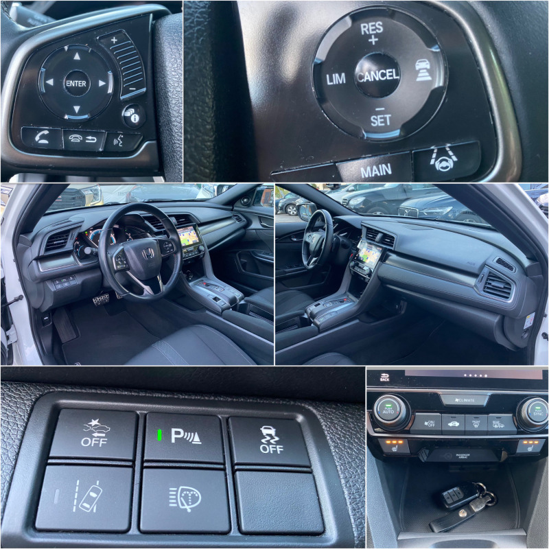 Honda Civic 1.6 D Keyless навигация 124000 км !!!!!!!!, снимка 13 - Автомобили и джипове - 42976017