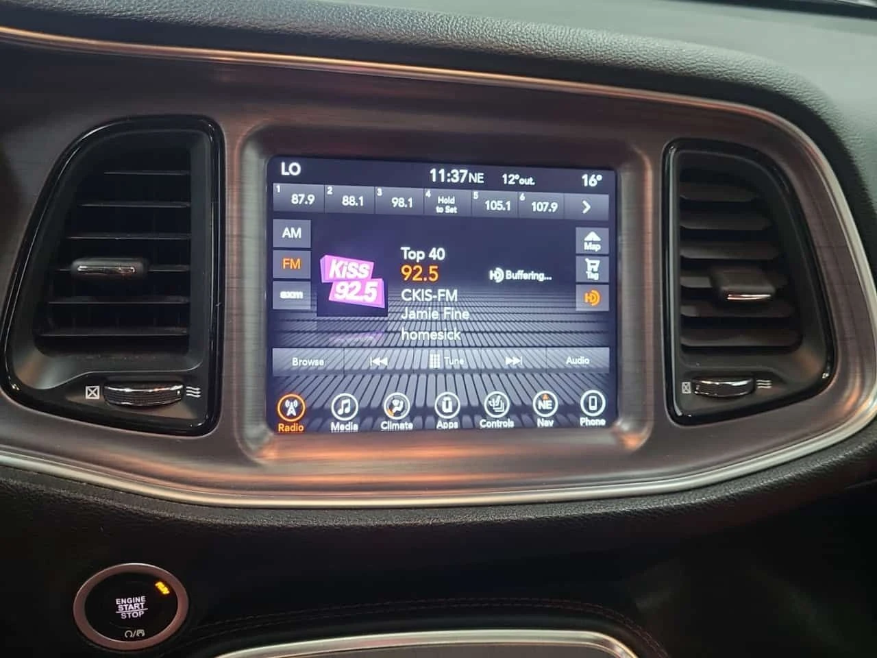 Dodge Challenger R/T SHAKER| PANO| ОБДУХВАНЕ| 2 КЛЮЧА| CARFAX| , снимка 11 - Автомобили и джипове - 54235725