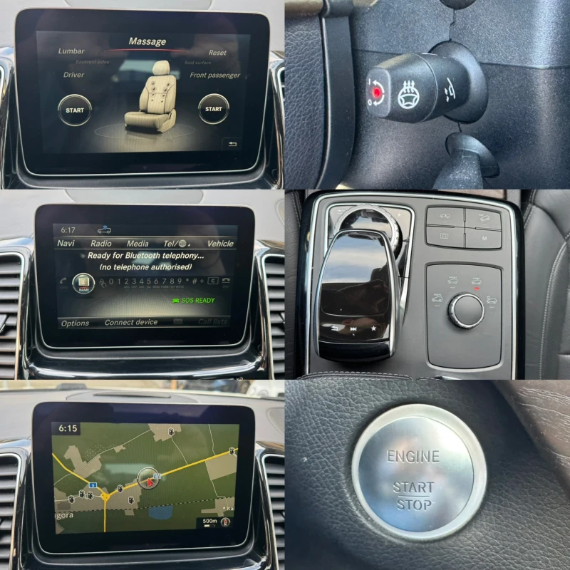 Mercedes-Benz GLE 350 COUPE#DISTR#SOFTCL#PANO#ОБДУХ#МАСАЖ#120000КМ, снимка 16 - Автомобили и джипове - 52174815