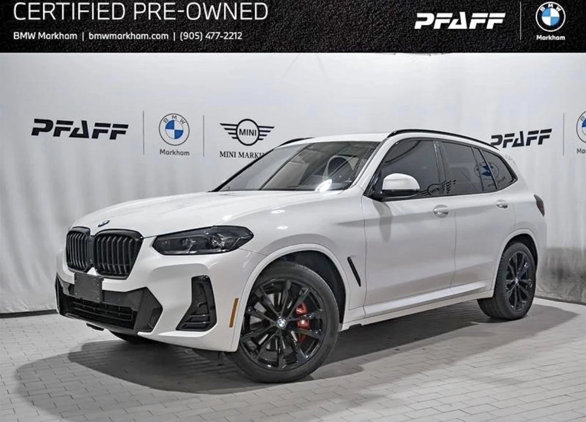 BMW X3 30I * M SPORT * BMW CERTIFIED * HUD * 36K KM * 