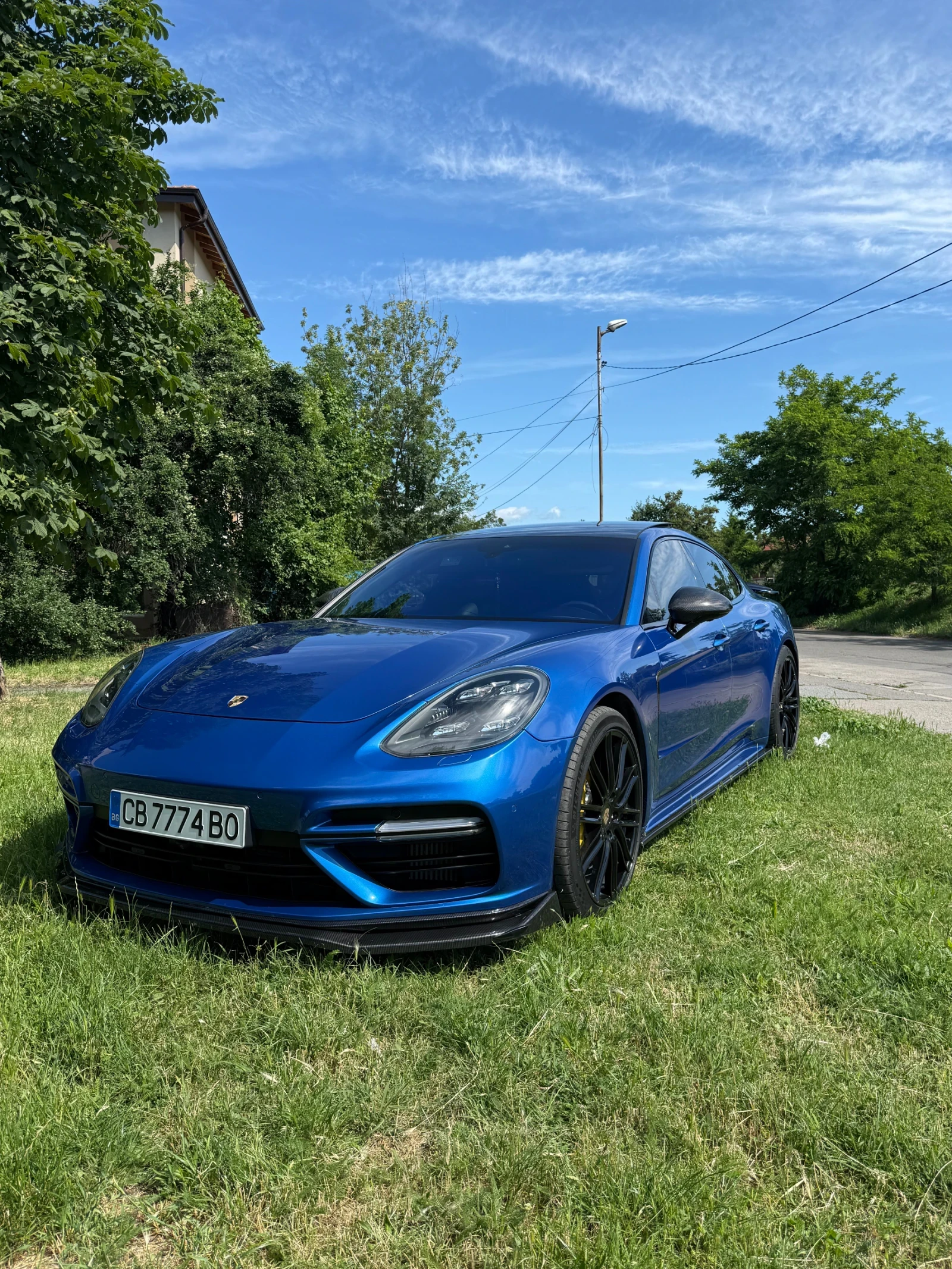 Porsche Panamera Turbo carbon ceramic brake Гаранционен до 2027 