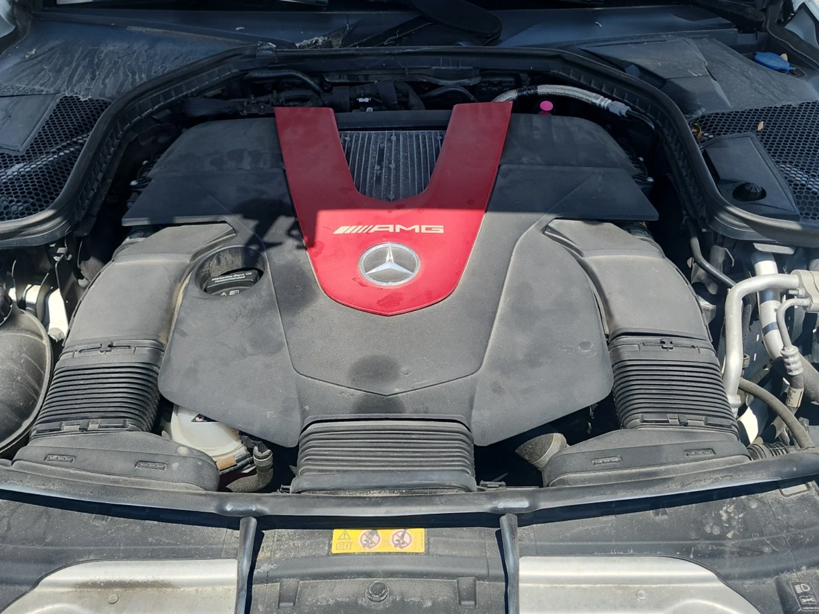 Mercedes-Benz C 43 AMG Burmester* Face* Digital* Червени колани, снимка 10 - Автомобили и джипове - 55263177