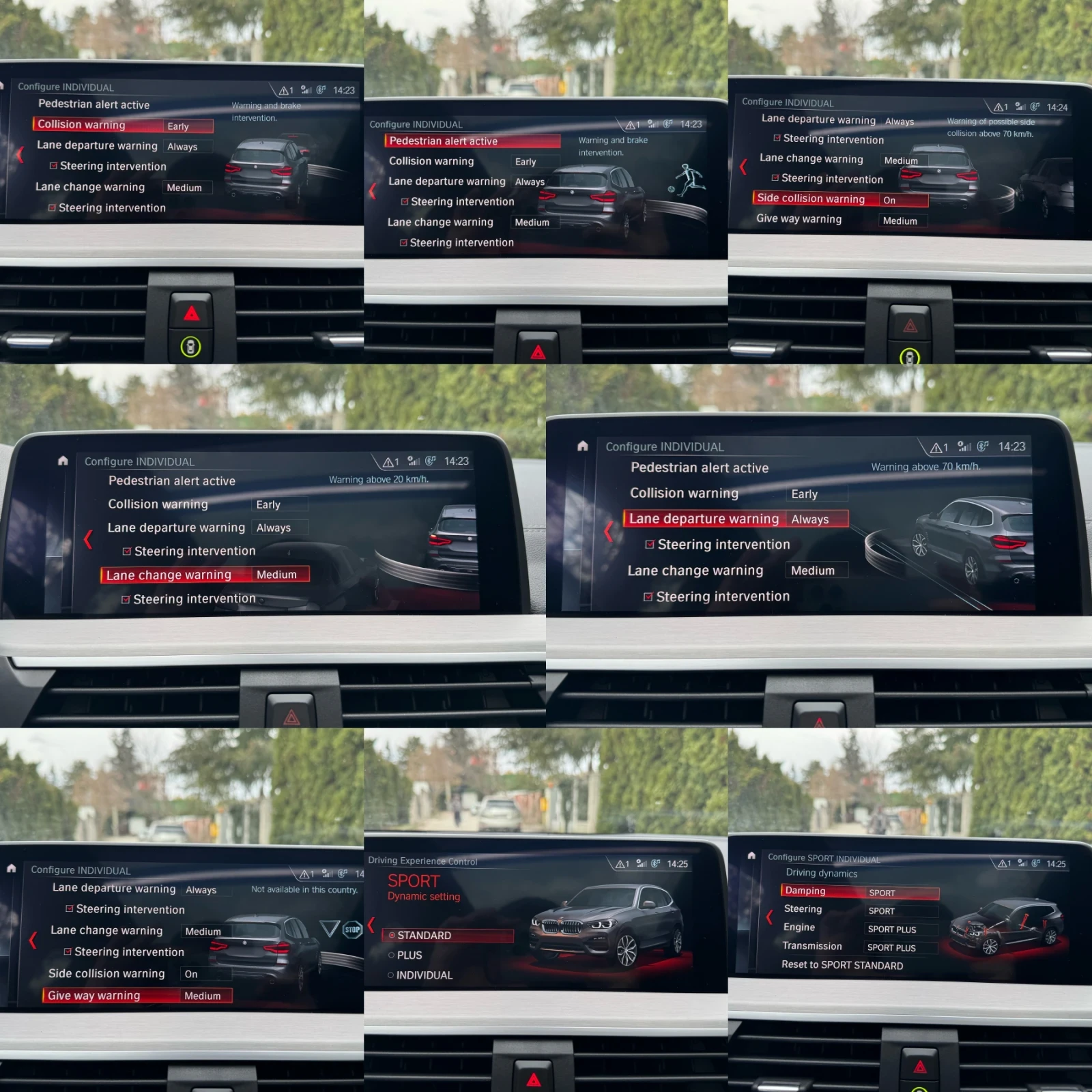 BMW X3 M40d/xDrive/PANO/360CAM/HEADUP/ОБДУХВАНЕ , снимка 14 - Автомобили и джипове - 53896891