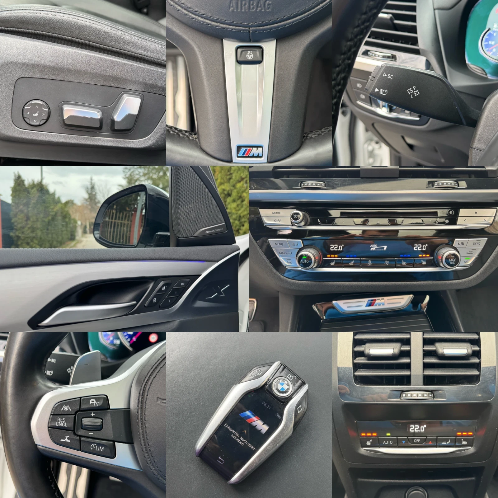 BMW X3 M40d/xDrive/PANO/360CAM/HEADUP/ОБДУХВАНЕ , снимка 15 - Автомобили и джипове - 53896891