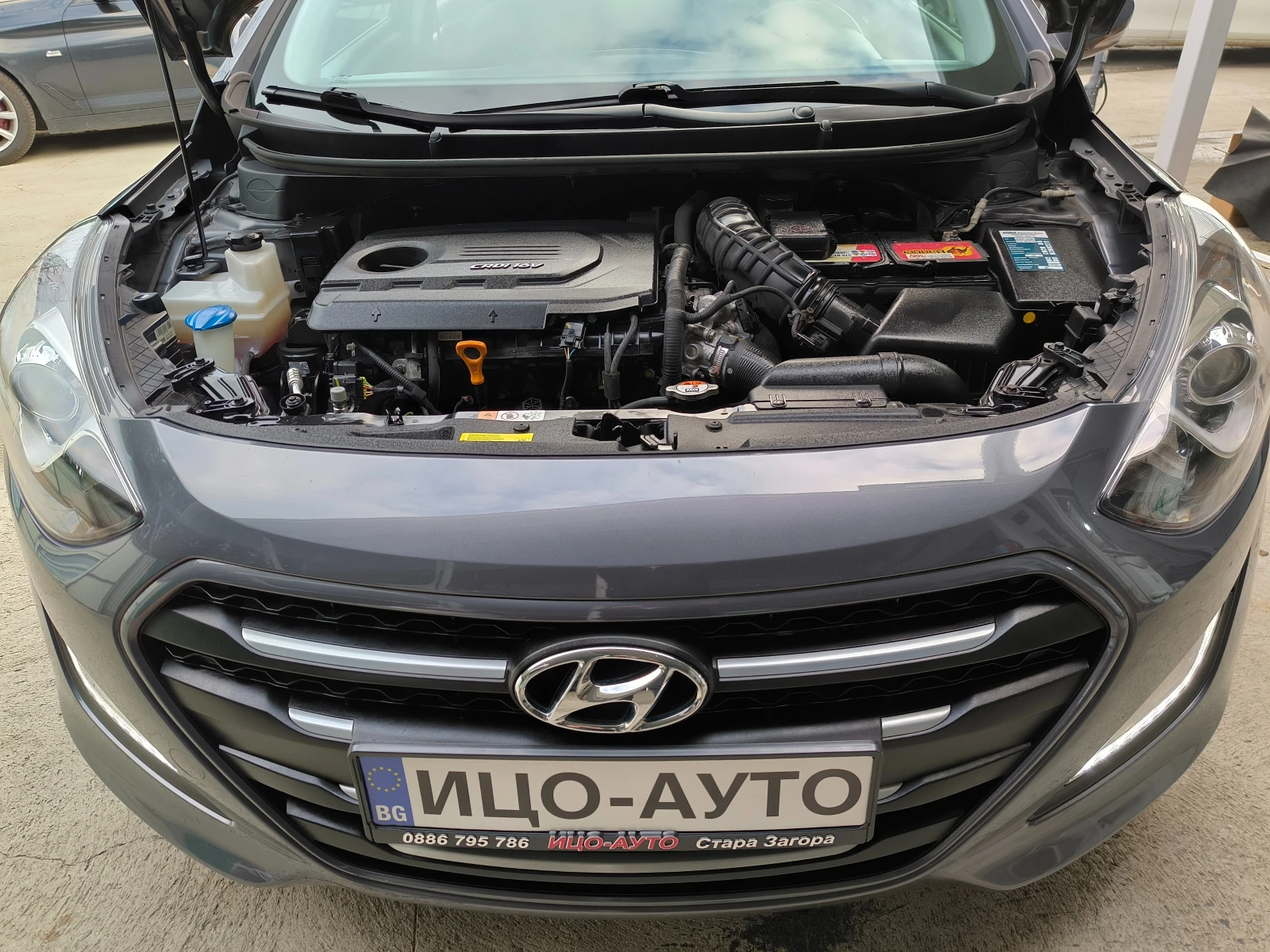 Hyundai I30 1, 6-110k.c.ABTOMAT, LED, FACELiFT, EBPO 6, снимка 15 - Автомобили и джипове - 54169053