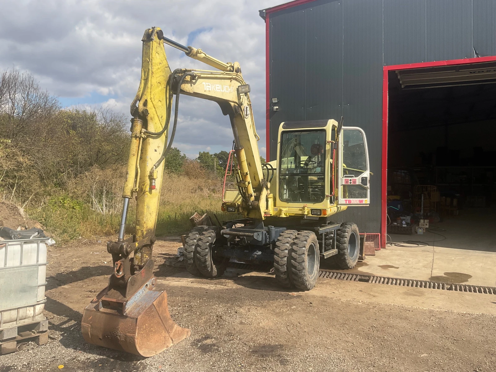 Багер Takeuchi TB070W 2 Кофи Нов внос от Германия 
