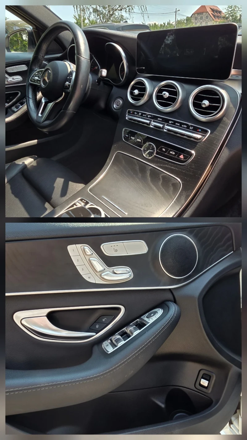 Mercedes-Benz C 300 Keyless-Go| Мъртва зона| Двойна панорама| 72хил.км, снимка 15 - Автомобили и джипове - 47517736