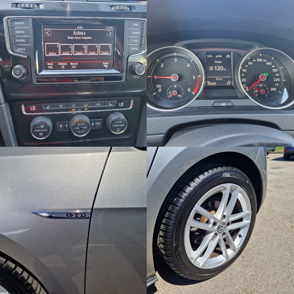 VW Golf 2.0 TDI GTD BlueMotion Tech Automatic ! | Mobile.bg   15