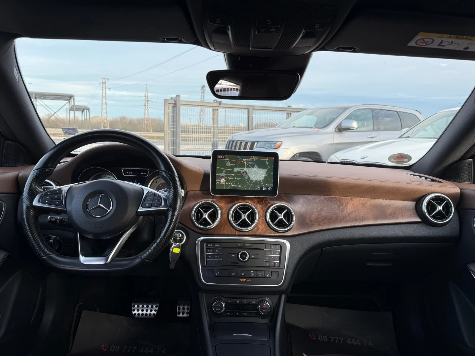 Mercedes-Benz CLA 220 D* 2017г* 189.000КМ* Сервизна История* Топ Състоян, снимка 8 - Автомобили и джипове - 54085322