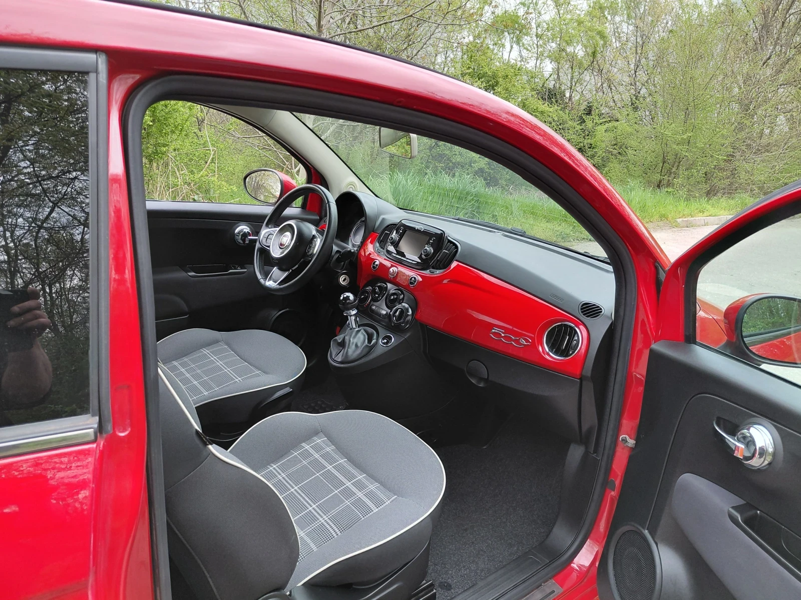Fiat 500 1, 2 Кабрио, снимка 9 - Автомобили и джипове - 54496171