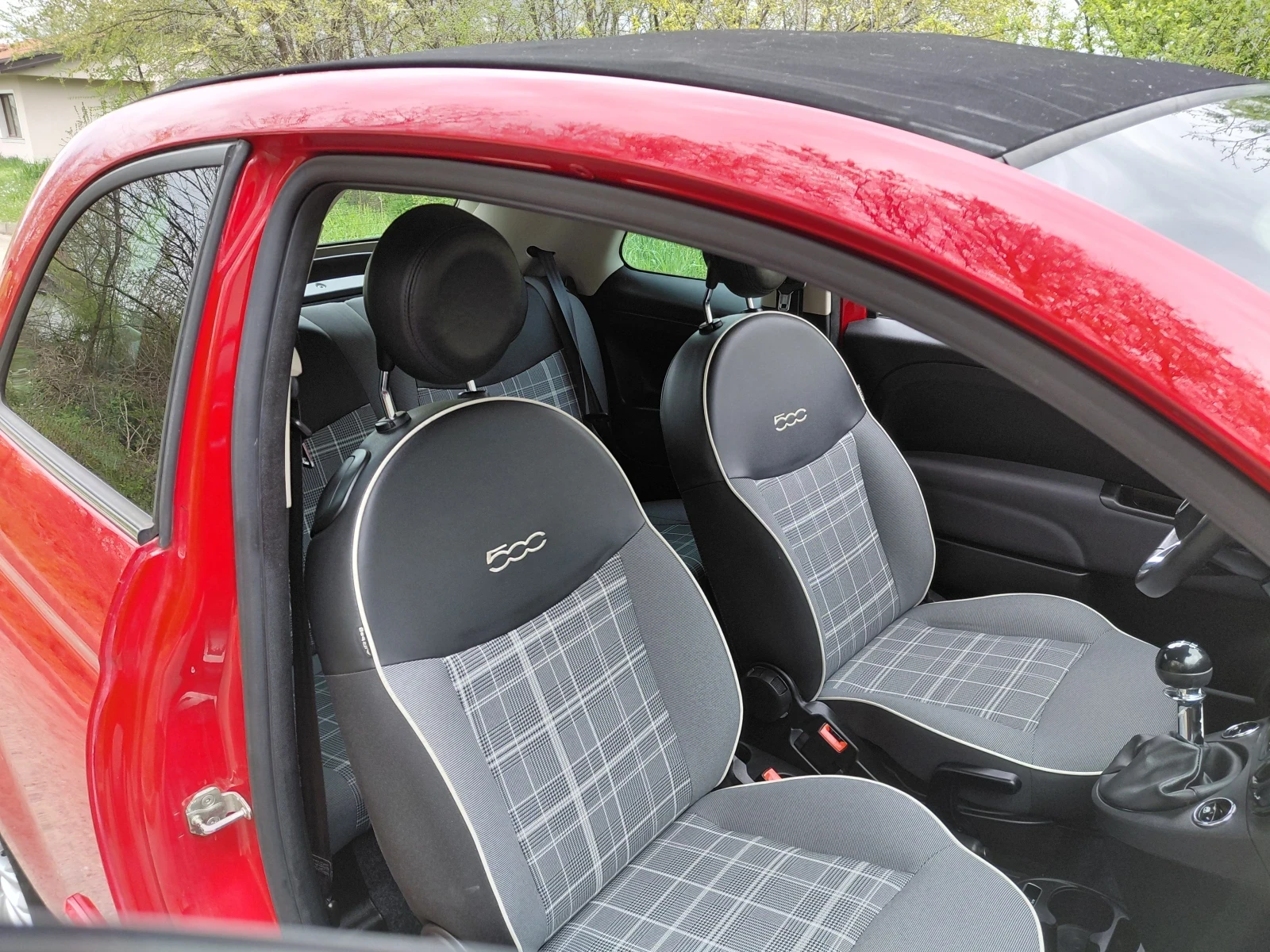 Fiat 500 1, 2 Кабрио, снимка 10 - Автомобили и джипове - 54496171