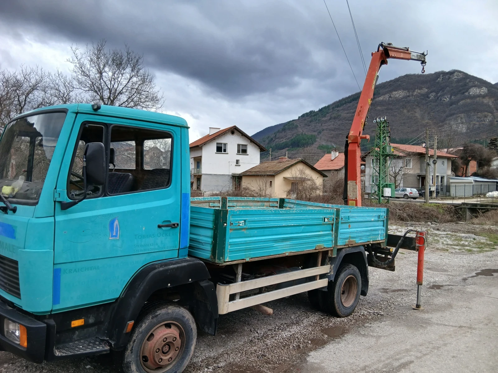 Mercedes-Benz 809 Кран - изображение 7