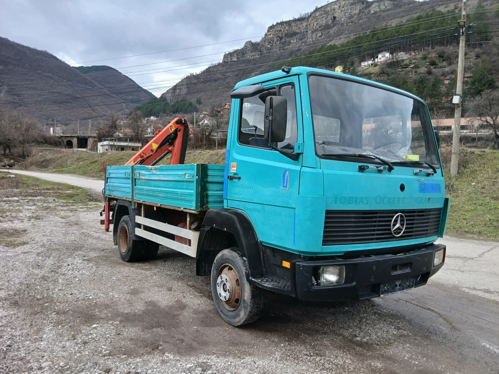 Mercedes-Benz 809 Кран - изображение 8