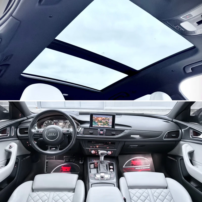 Audi S6 4.0 V8T/ PANO/ CARBON/ CAMERA/ FULL MATRIX/ , снимка 10 - Автомобили и джипове - 52630801