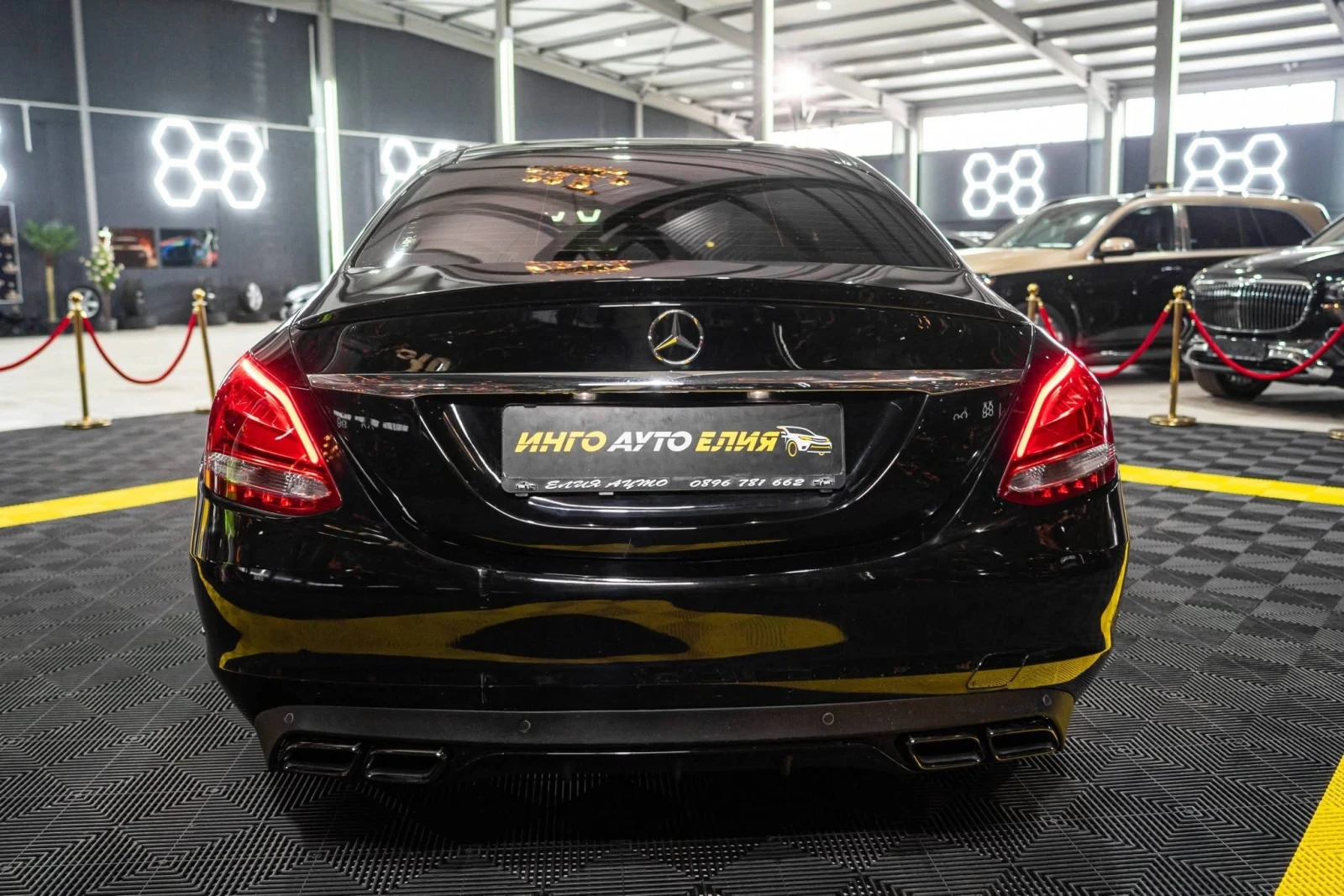 Mercedes-Benz C 220 D FULL AMG LINE LED NAVI ЛИЗИНГ 100%, снимка 8 - Автомобили и джипове - 53846746