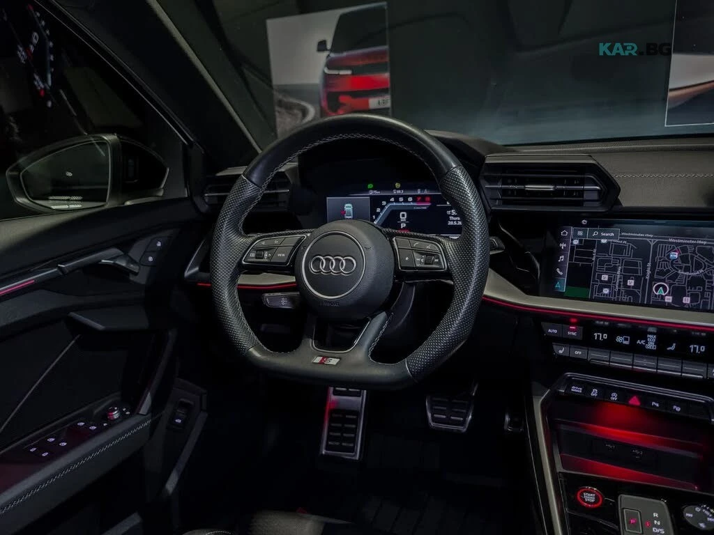Audi S3 QUATTRO* PROGRESSIV* MATRIX* ПОДГРЕВ* М* ТОЧКА* , снимка 11 - Автомобили и джипове - 54789390