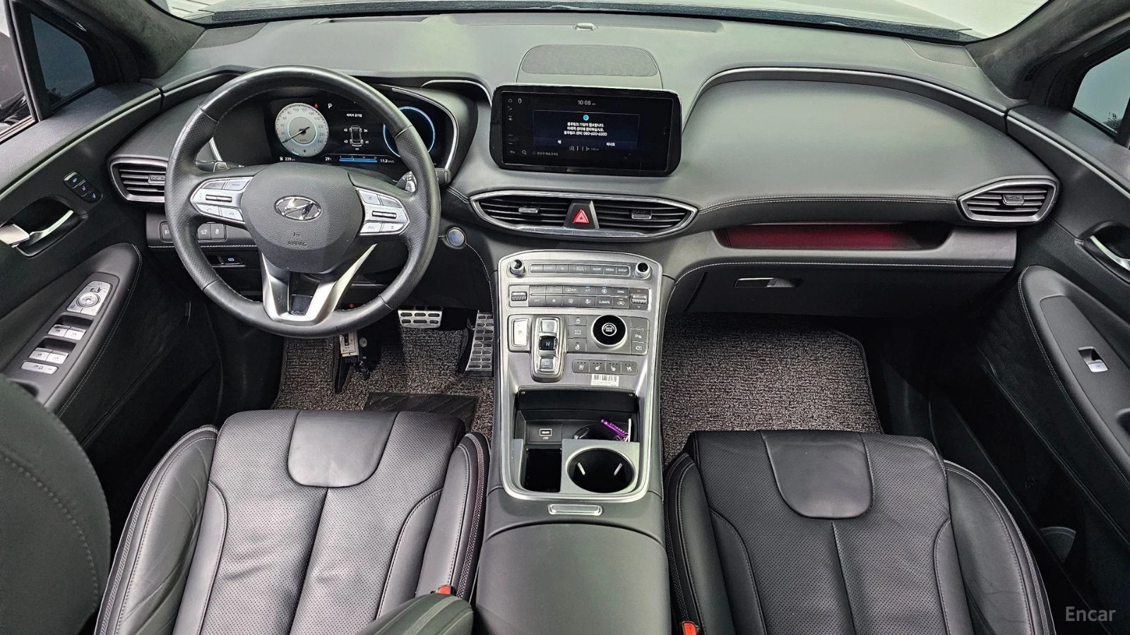 Hyundai Santa fe 2.2d* CALLIGRAPHY* ПОДГРЕВ* ОБДУХВАНЕ* 360* HUD* , снимка 6 - Автомобили и джипове - 55491941