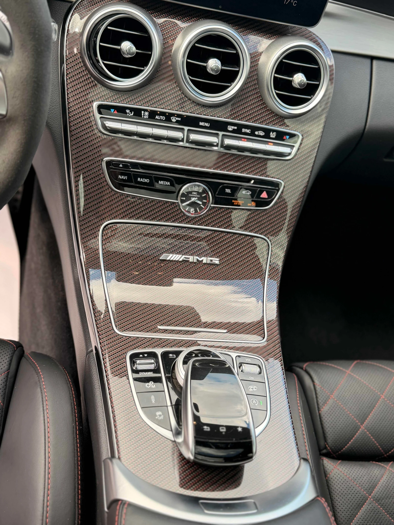 Mercedes-Benz C 63 AMG S / BURMESTER/ BUCKET / АВТОКРЕДИТ, снимка 9 - Автомобили и джипове - 55858556