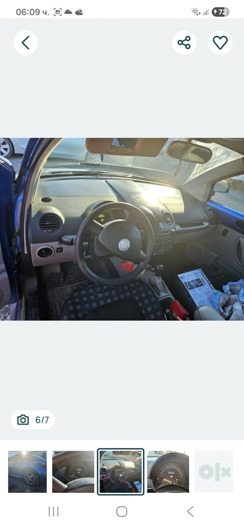 VW New beetle, снимка 6 - Автомобили и джипове - 52932860