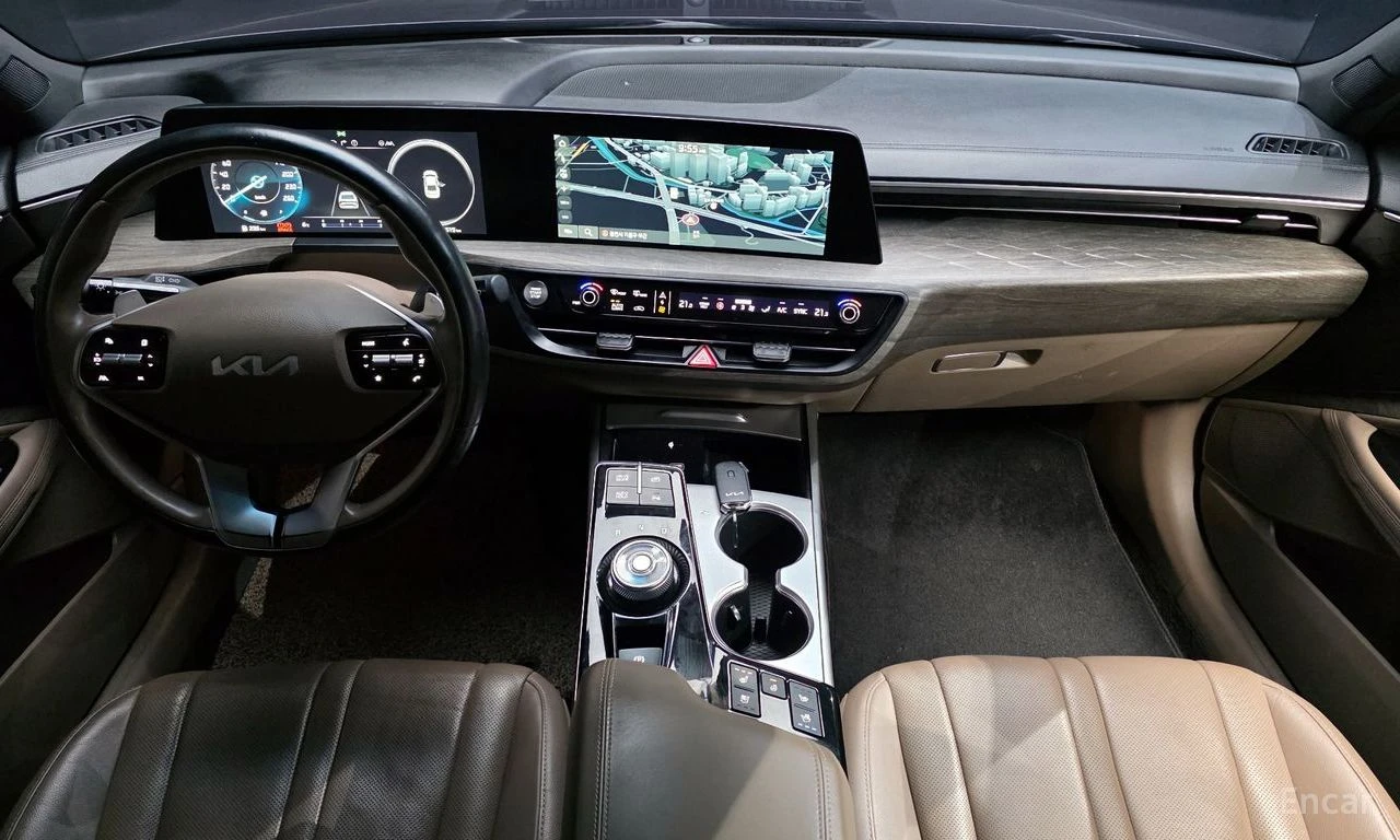 Kia K8 HYBRID* NOBLES* ОДУХВ* 360* HEAD UP* ПАНО, снимка 7 - Автомобили и джипове - 54644580