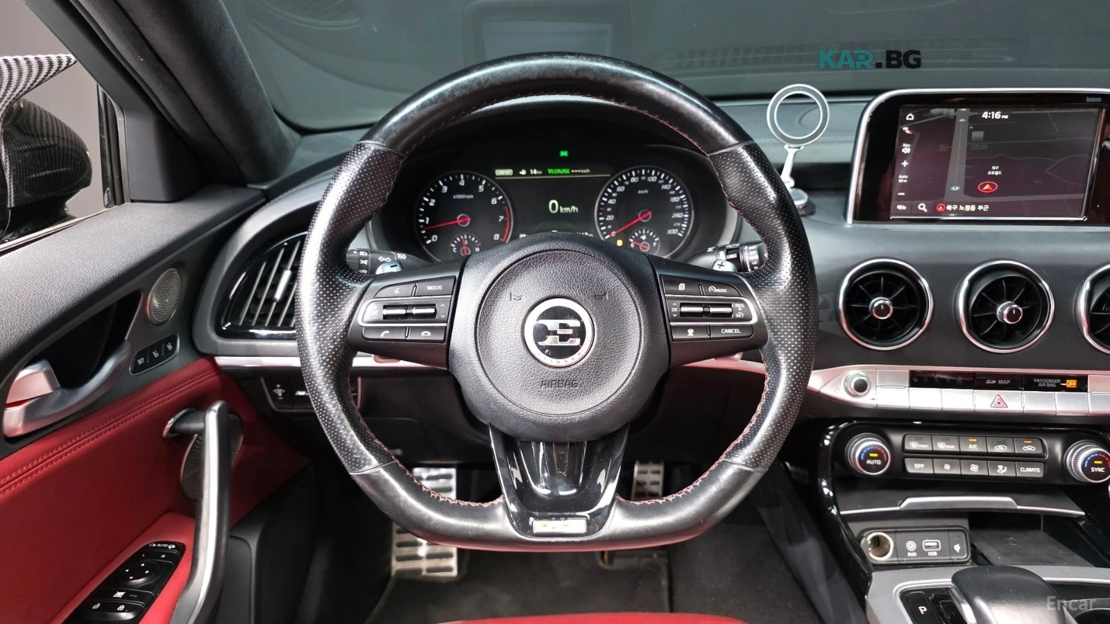 Kia Stinger 3.3 GT TURBO* ОБДУХ* AWD* 360* HUD* , снимка 12 - Автомобили и джипове - 56011947