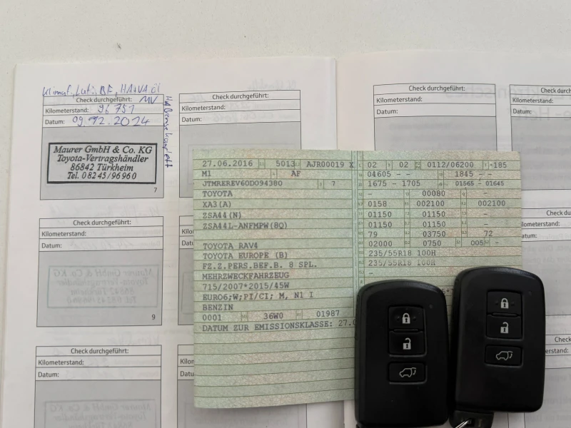 Toyota Rav4 2.0i* 4x4* СЕРВИЗНА КНИЖКА С ПЪЛНА ИСТОРИЯ В ТОЙОТ, снимка 16 - Автомобили и джипове - 51118331