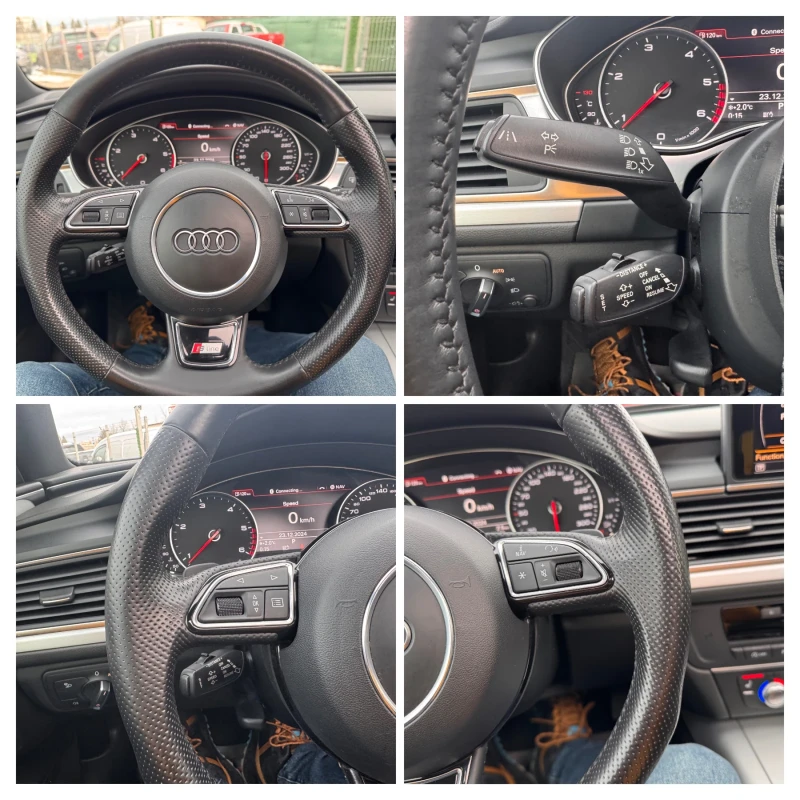 Audi A6 3.0bi-TURBO/8G/313hp/ACTIVE SOUND/360/MATIX/ROTOR/, снимка 13 - Автомобили и джипове - 48443304