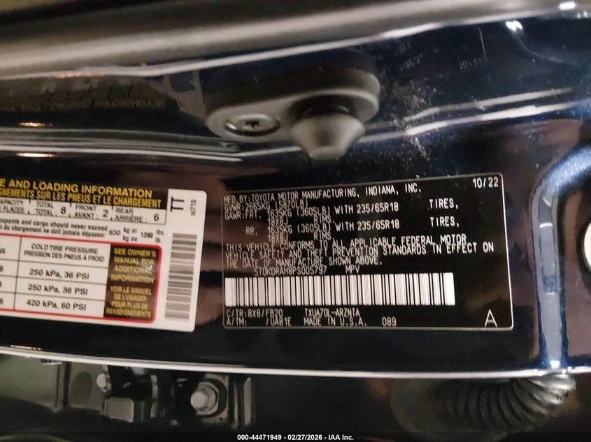 Toyota Highlander 2.4L I-4 DI, DOHC, VVT, TURBO, 265HP Front Wheel, снимка 9 - Автомобили и джипове - 53891955