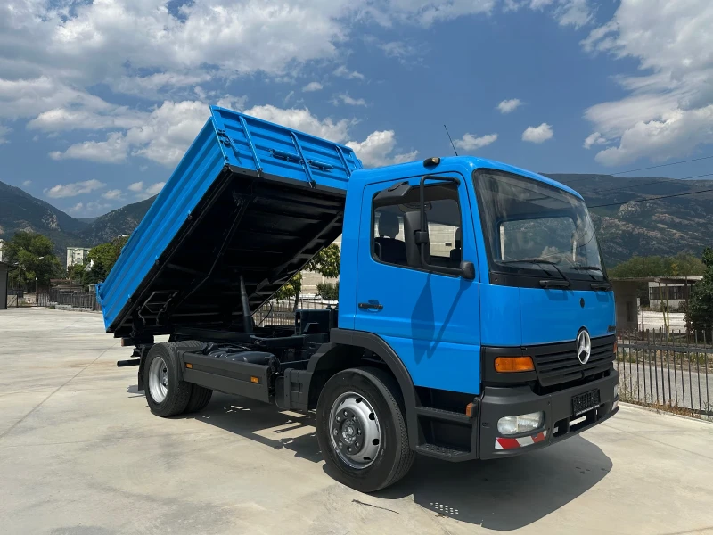 Mercedes-Benz Atego 1217* Климатик* 11990кг.* Тристранен самосвал, снимка 3 - Камиони - 51140196
