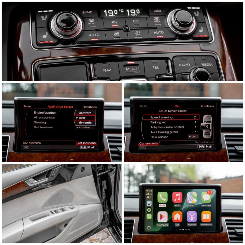 Audi A8 ZF8* DISTRONIC* MASSAGE* SOFTCLOSE* CARPLAY* OBDUH, снимка 16 - Автомобили и джипове - 52693983