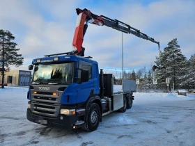 Scania P 420 тристранен самосвал 6x2 + Palfinger 29002